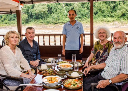 Cozy central gathering space